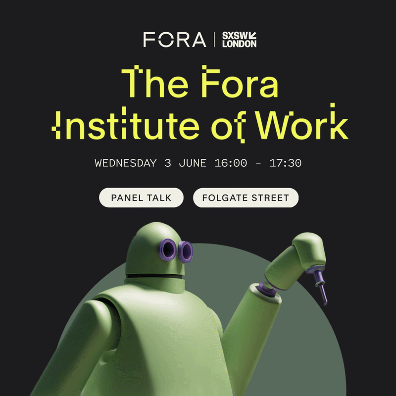 The Fora Institute of Work panel at Folgate Street