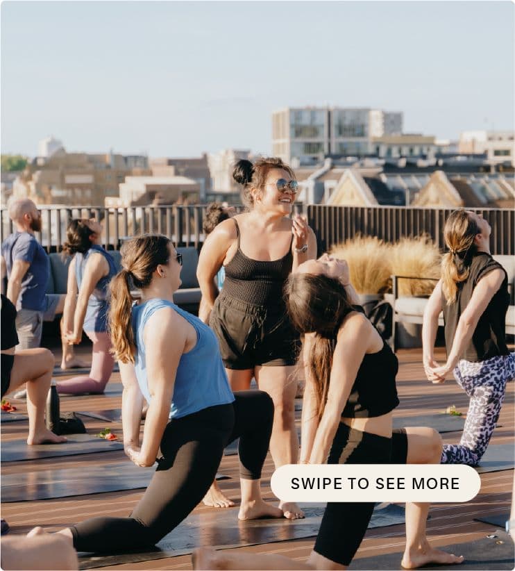 7.45am at The Black & White Building: Rooftop yoga and wellness sessions
