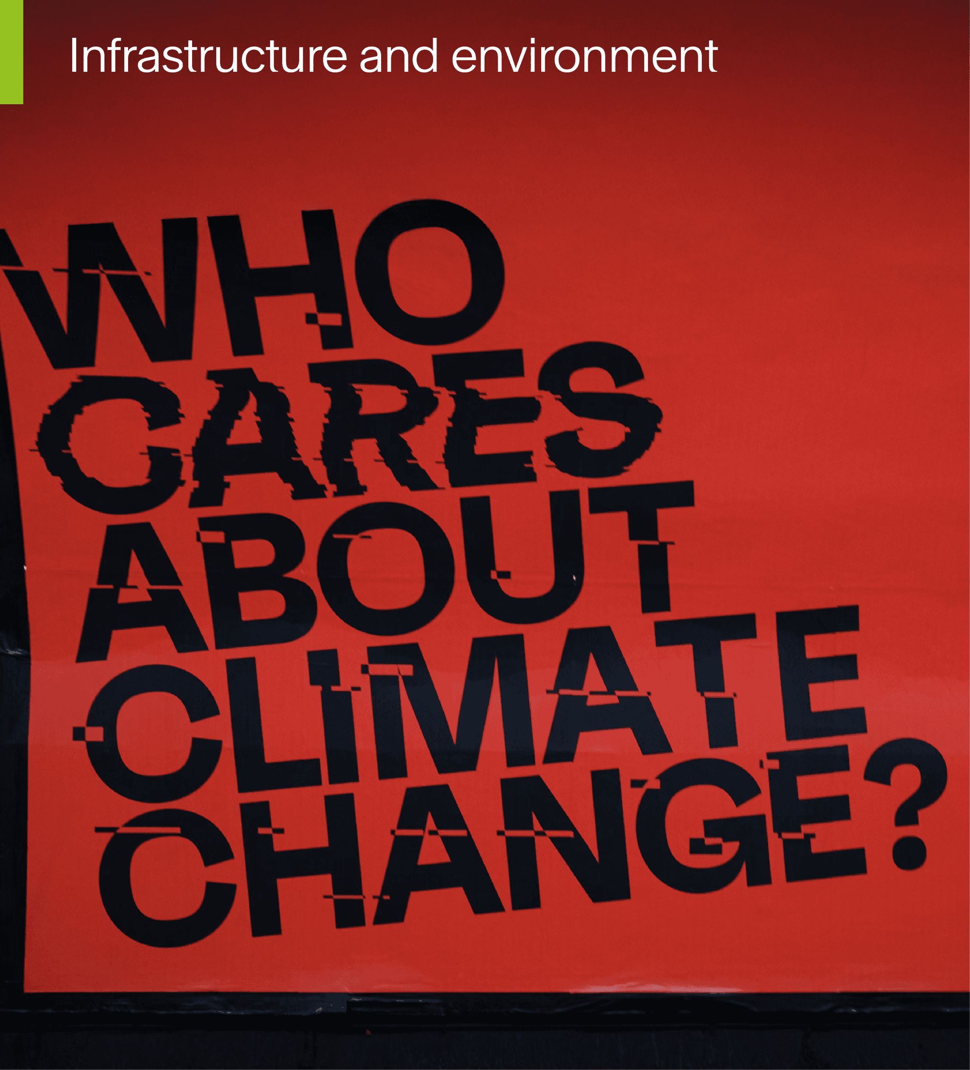 Environment: Climate change on the back burner