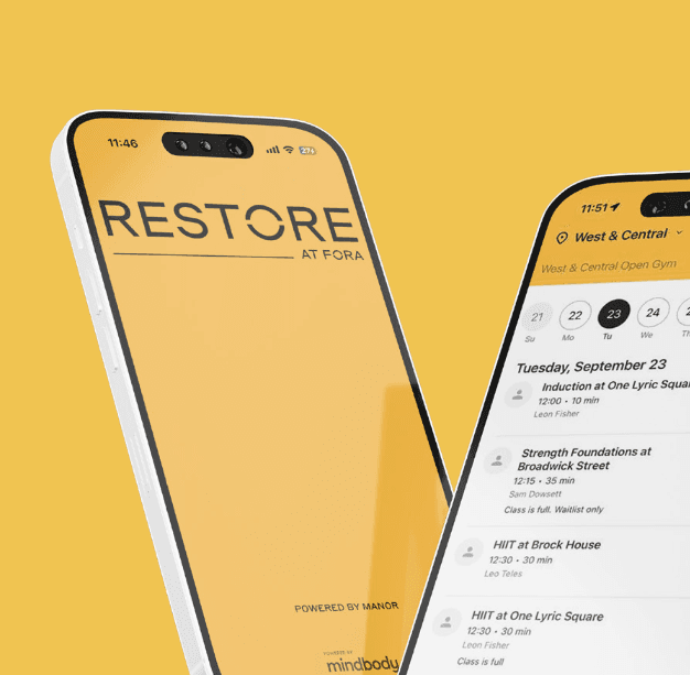 Your guide to downloading the Restore at Fora app